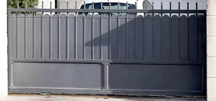 Metal Driveway Gate Installation Milledgeville