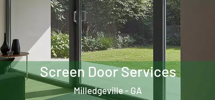 Screen Door Services Milledgeville - GA